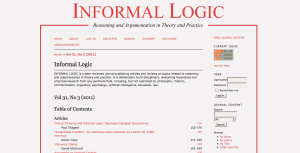 Informal Logic vol. 3, no. 3
